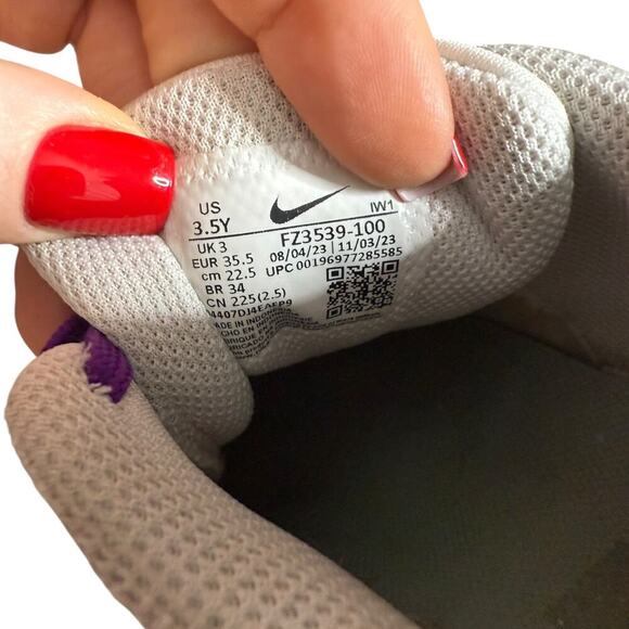 Nike Court Borough Low Recraft Youth Size US 3,5Y White/Mint FZ3539-100 - Picture 10 of 10